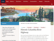 Tablet Screenshot of columbiariverhighway.com